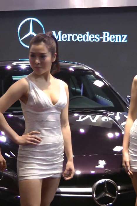 [车展美女视频]ID0066 车展视频-2014台北車展MercedesBenz名模2